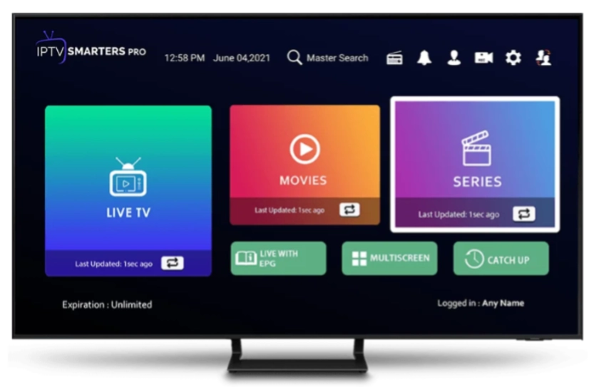 Installation IPTV Smarters sur Samsung et LG Smart TV